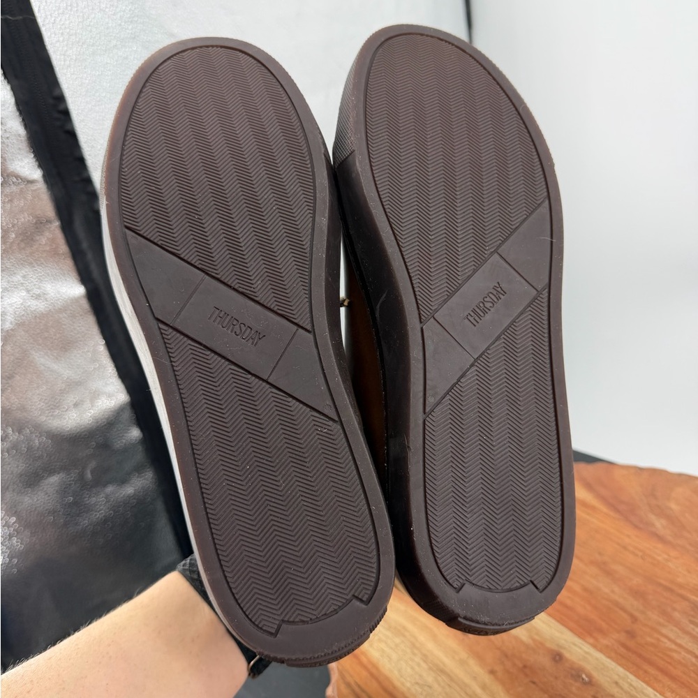 Thursday Boot Company Brown Leather Sneakers - Picture 6 of 7
